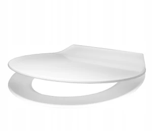 Deska sedesowa do WC wolnoopadająca duroplast Super Slim biała 37x45,5cm
