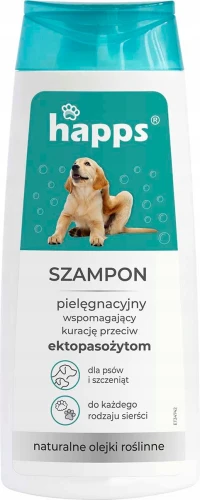 HAPPS Szampon dla psów i szczeniąt przeciw ektopasożytom 200 ml