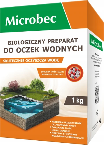 Bros Microbec Biologiczny preparat do oczyszczania oczek wodnych 1kg