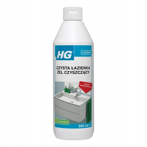 HG Czysta łazienka profesjonalny żel czyszczący do łazienki 500ml
