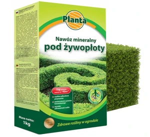 Nawóz mineralny do żywopłotów 1kg Zdrowy i gęsty żywopłot