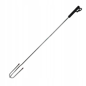 Szpikulec do kiełbasek widelec grillowy stalowy 102cm