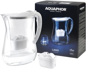 Aquaphor Dzbanek filtrujący LAGO tworzywo sztuczne biały + wkład 3,8L