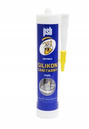 Silikon sanitarny biały PSB 300 ml