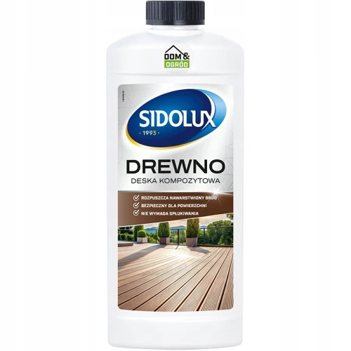 Sidolux Płyn do czyszczenia drewna i desek kompozytowych 1L