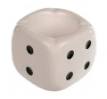 Popielniczka ceramiczna kostka do gry klasyczna 7x7cm 1szt