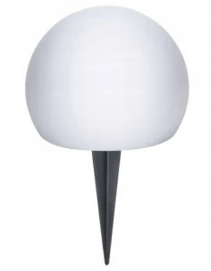 Lampa solarna wbijana naziemna kula RGB 20 cm 1szt