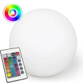 Lampa solarna wbijana naziemna kula RGB 20 cm 1szt