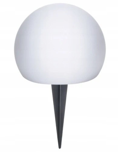Lampa solarna wbijana naziemna kula RGB 30 cm 1szt