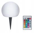 Lampa solarna wbijana naziemna kula RGB 30 cm 1szt