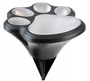 Lampka solarna najazdowa ogrodowa łapka pieska 9cm 1szt
