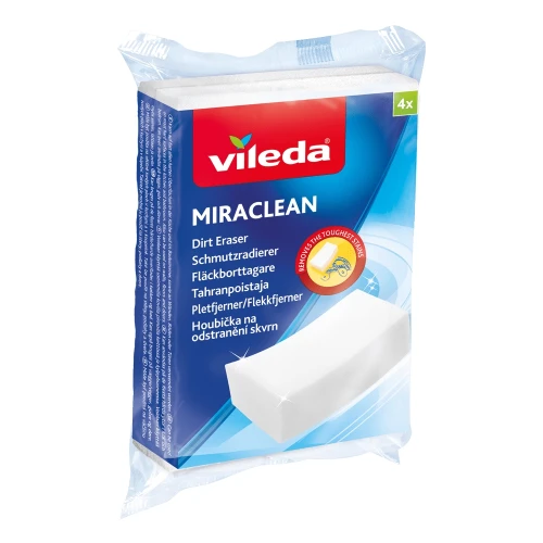 Vileda Miraclean Magiczna gąbka uniwersalna melaminowa 4 szt