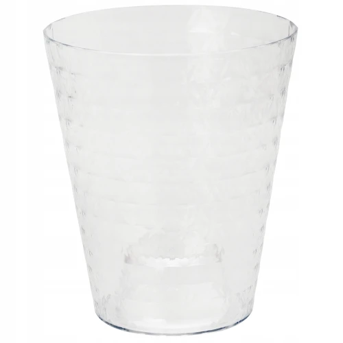 Doniczka plastikowa osłonka na storczyka transparentna 13cm