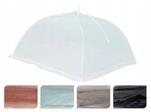 Osłonka na żywność ozdobna poliestrowa kolorowa klosz 30 cm 1szt