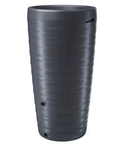 Zbiornik na deszczówkę plastikowy do ogrodu antracyt 240L
