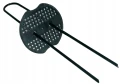 Szpilki z podkładkami do agrowłókniny stalowe czarne 20cm