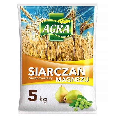 Siarczan Magnezu 2kg Nawóz magnezowo-siarkowy, łatwo rozpuszczalny