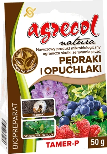 Agrecol Tamer-P Preparat na szkodniki glebowe pędraki i opuchlaki 50g