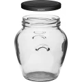 Słoiki szklane na przetwory z zakrętkami ozdobne 580 ml 6 szt