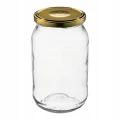 Słoiki szklane na przetwory z zakrętkami 900ml 8 sztuk