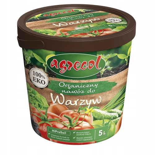 Agrecol HiProSoil Nawóz organiczny do warzyw wieloskładnikowy granulat 5L