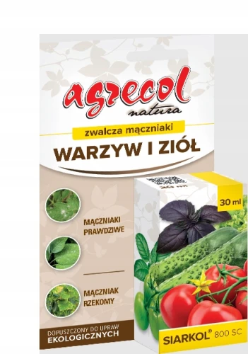 Agrecol Siarkol 800SC ochrona przed mączniakiem koncentrat 30ml