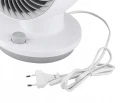 Wentylator mini biurkowy cyrkulator przenośny biały 45W