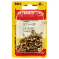 Wkręty hartowane do drewna 3x12mm 65szt PZ2 złote