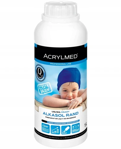 Acrylmed Alkasol Rand płynny preparat myjący do pielęgnacji basenu 1L