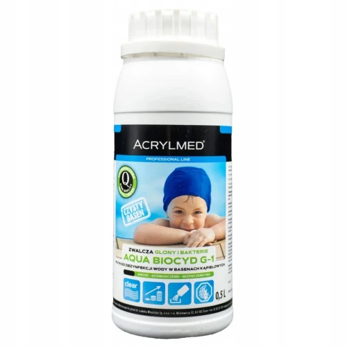 Acrylmed Aqua Biocyd G-1 płynny preparat przeciw glonom 0,5L