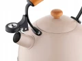Czajnik tradycyjny stalowy beżowy Retro na indukcję i kuchenkę gazową 1,8L