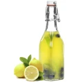 Butelka szklana z klipsem na nalewkę wodę sok transparentna 250ml