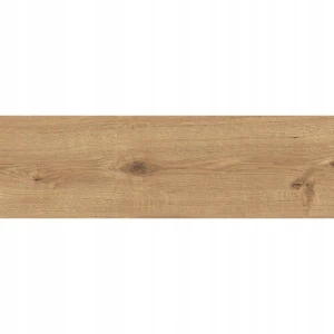 Płytki podłogowe gres szkliwiony drewnopodobny jasny brąz 18,5x59,8cm 1m2