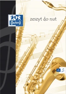 Oxford Zeszyt do nut pięciolinia 32 kartki A4 1szt