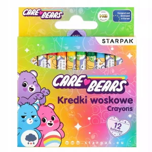 Starpak Kredki świecowe woskowe Care Bears 12 kolorów