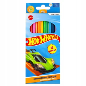 Starpak Kredki ołówkowe Hot Wheels 12 kolorów