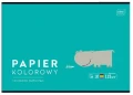 Papier kolorowy jednostronnie barwiony blok szkolny A4 10 kolorów