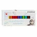 Starpak Plastelina szkolna Cuties Kotki 12 kolorów