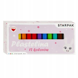 Starpak Plastelina szkolna Króliczek 12 kolorów