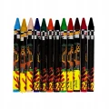 Starpak Kredki świecowe woskowe Hot Wheels Black 12 kolorów