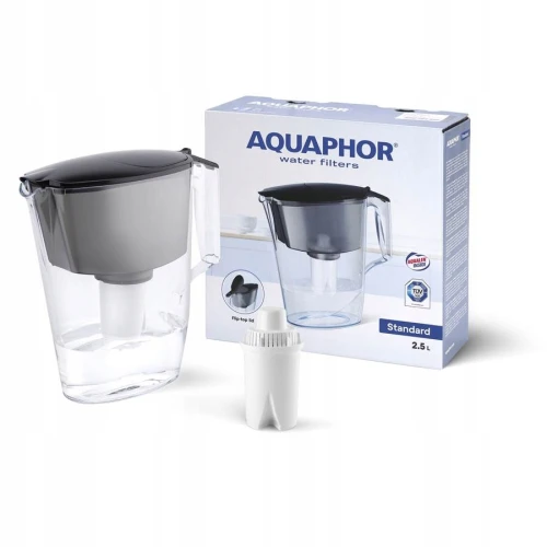 Aquaphor Standard Dzbanek filtrujący tworzywo sztuczne czarny 2,5L