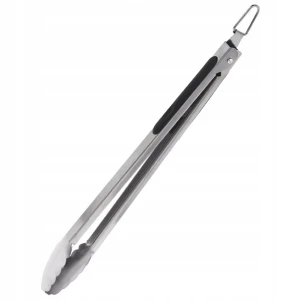 Szczypce do grillowania stal nierdzewna srebrne 38cm