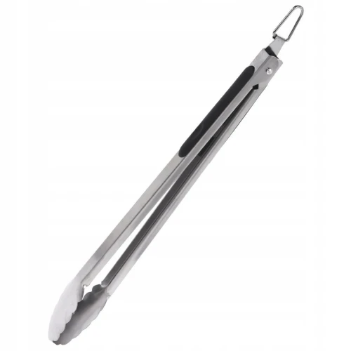 Szczypce do grillowania stal nierdzewna srebrne 38cm