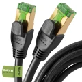 Kabel sieciowy patchcord S/FTP 8.1 RJ45 / RJ45 czarny 3m