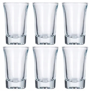 Kieliszki szklane do wódki nalewki 40ml 6 sztuk