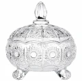 Cukiernica szklana z pokrywką transparentna elegancka 240ml 1szt