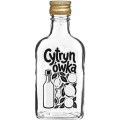 Butelka szklana piersiówka Cytrynówka z zakrętką 200ml 1szt