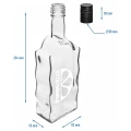 Butelka szklana Klasztorna z nadrukiem Cytrynówka z zakrętką 500ml 1szt