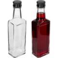 Butelka szklana Receptura z zakrętką na nalewkę transparentna 250ml 1szt