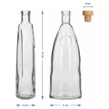 Butelka szklana Staromiejska z korkiem typu grzybek 500 ml 1szt